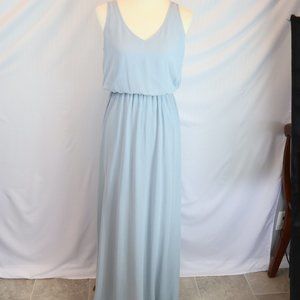 Show Me Your MuMu Kendall Maxi Dress Steel Blue SZ M